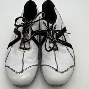 FootJoy M Project Golf Shoes Mens Size 8.5 M White Black Soft Spikes 55124